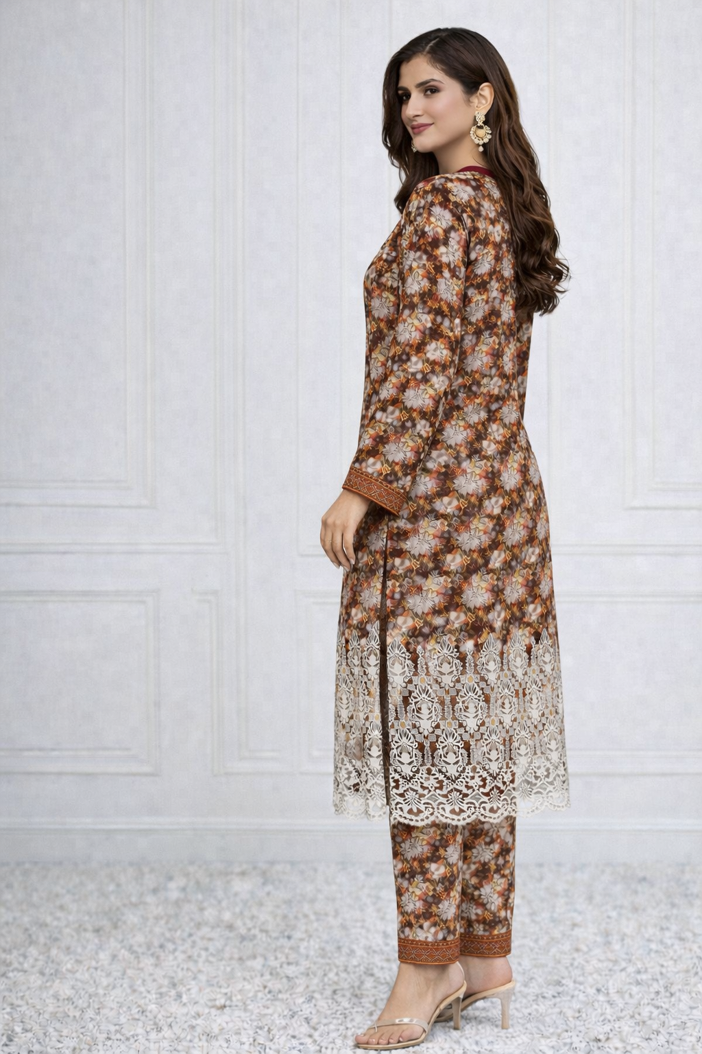 Bareeze Premium Lawn Collection โ 3 Piece Unstitched Suit (AZ)