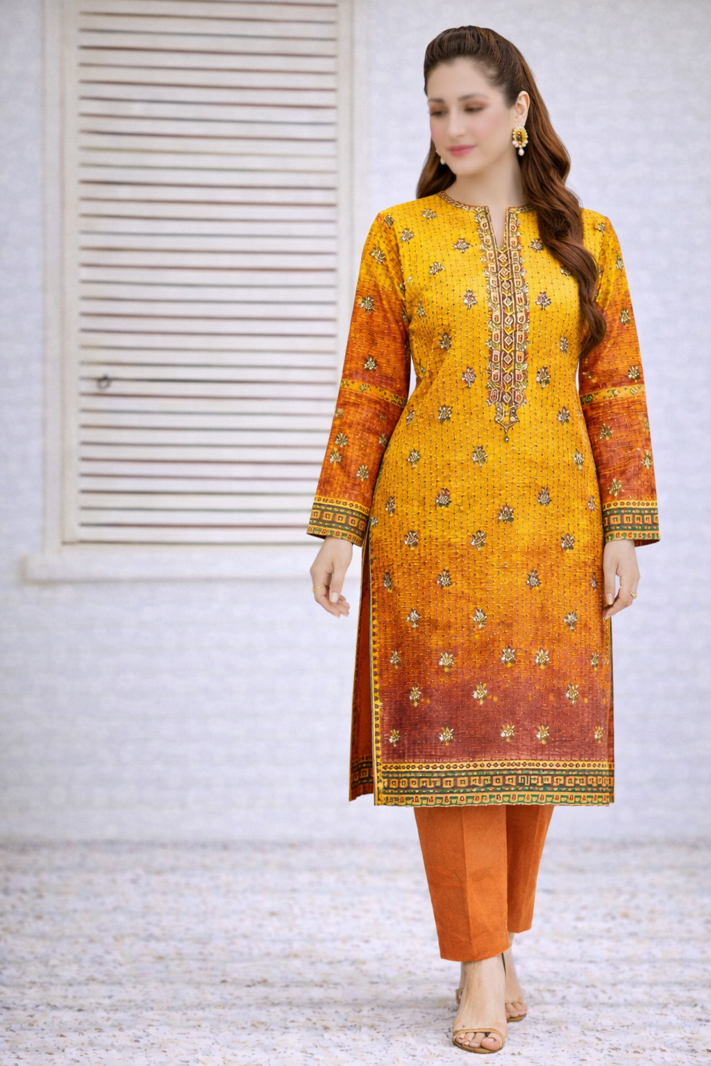Bin Saeed Luxury Cotton Collection – 3 Piece Suit