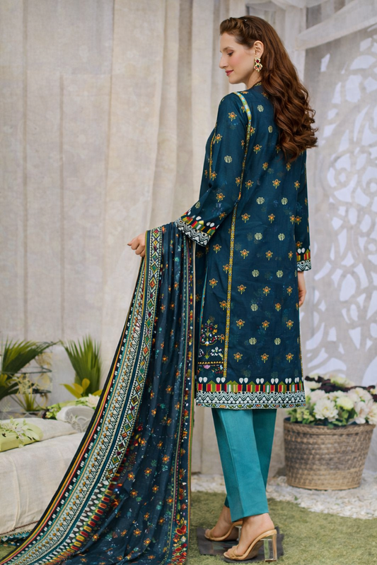 Bin Saeed Luxury Cotton Collection – 3 Piece Suit