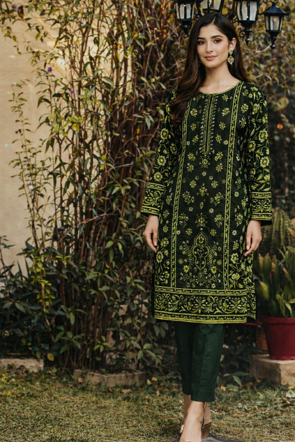 Bin Saeed Premium Lawn Collection D-7297A – 3 PCS Unstitched Suit