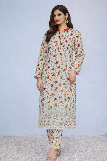 Bareeze Shaanzay Lawn Collection – 3 Piece Unstitched Suit (AZ)