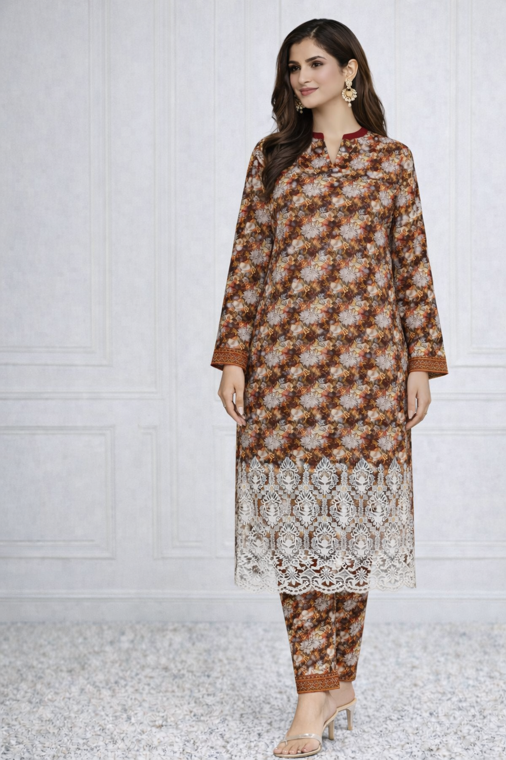 Bareeze Premium Lawn Collection – 3 Piece Unstitched Suit (AZ)