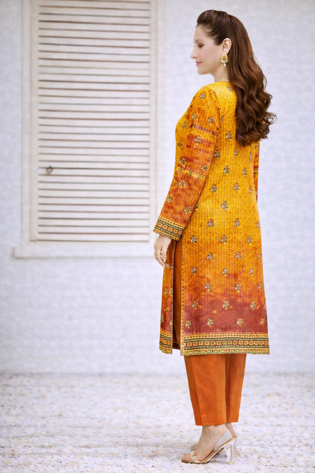 Bin Saeed Luxury Cotton Collection – 3 Piece Suit