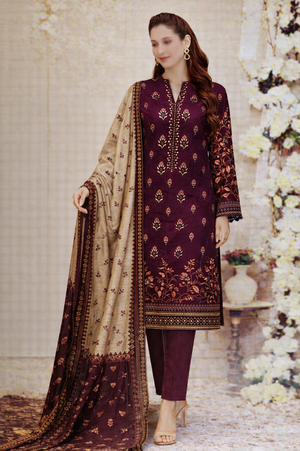 Bin Saeed Luxury Cotton Collection – 3 Piece Suit