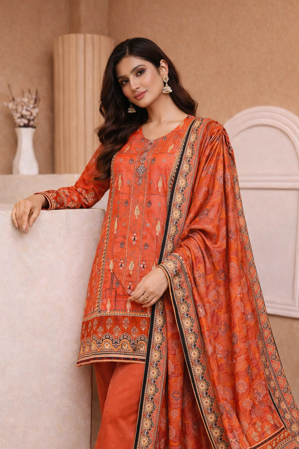 Naj Noor E Azal Embroidered Lawn Collection unstitched 3pcs suit