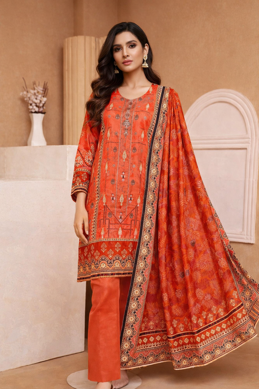 Naj Noor E Azal Embroidered Lawn Collection unstitched 3pcs suit
